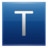 Letter T blue Icon